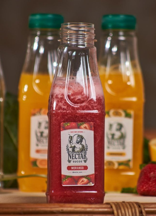 Suco natural de morango Nectar Sucos
